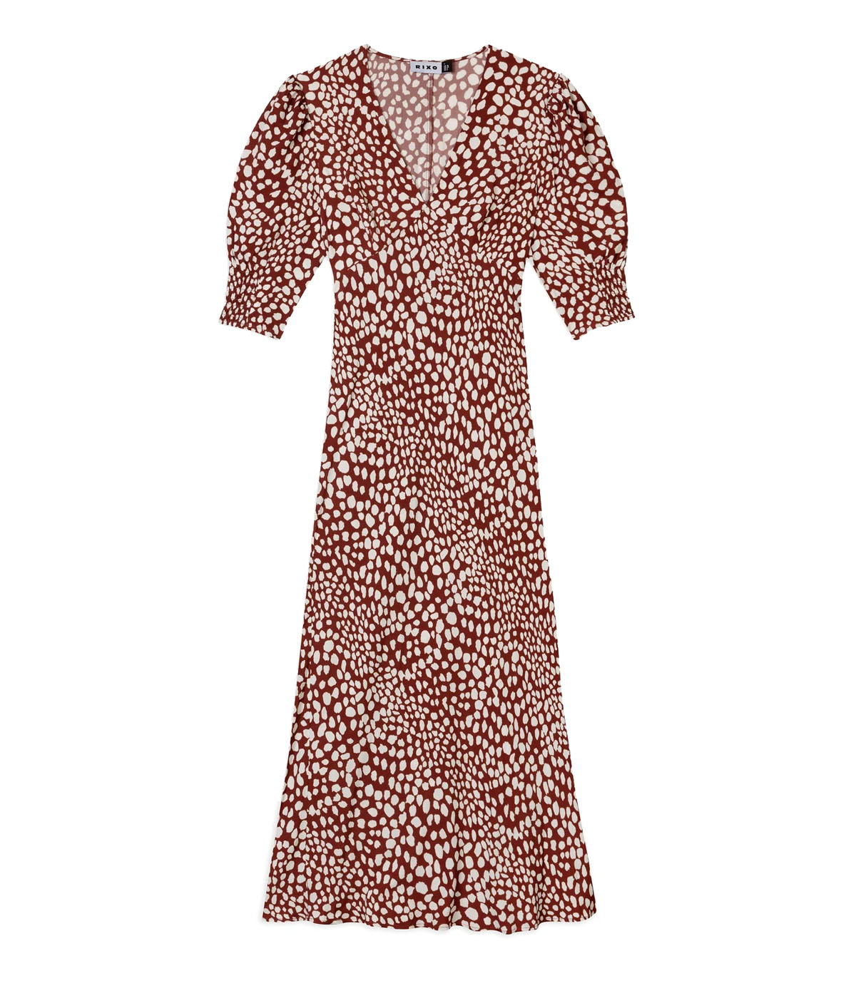 Zadie Dress in Brown ☀ White – Calexico